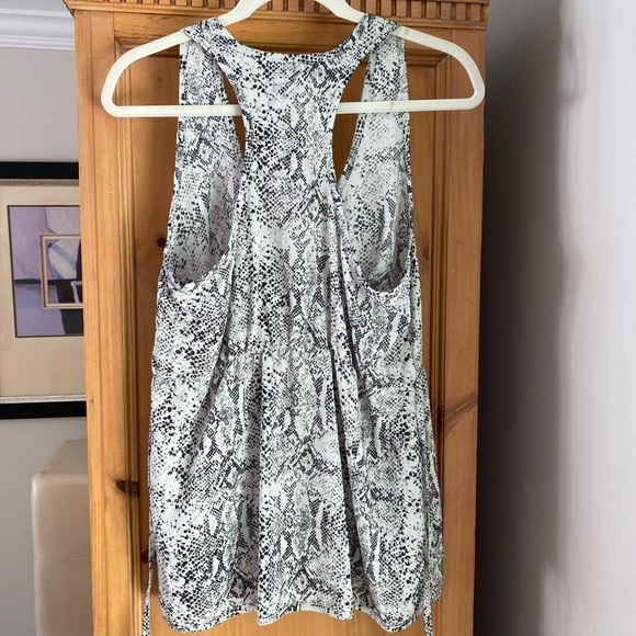 Converse one Star Snake Prink Racerback sleeveless top w/ empire waist and tie M - Picture 4 of 9
